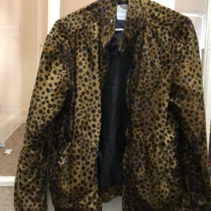 Urban outfitters leopard print jacket